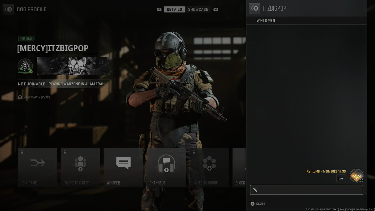 Merch9221's tweet photo. #CallofDutyModernWarfareII #XboxShare https://t.co/2SdMhC1U0z