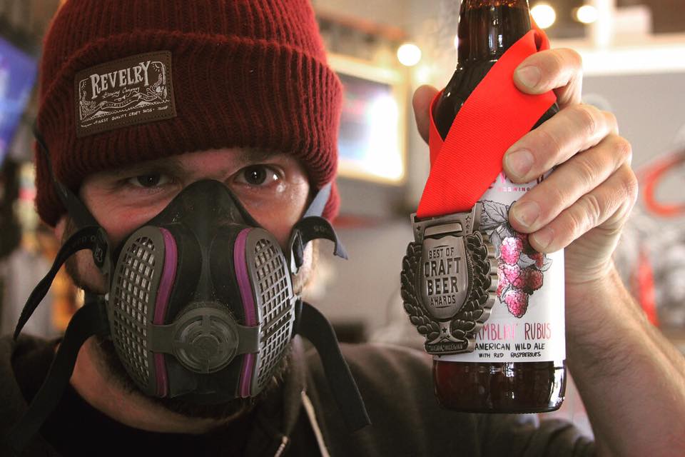 BestOfAwards's tweet photo. Back before it was cool to wear a mask, @revelrybrewing out of Charleston, SC created one of our favorite winning photos of all time. A silver medal for their Ramblin` Rubus American Wild Ale in 2018!
#brewing #beer #craftbeer #BoCBA #BestOfCraftBeerAwards #Charleston https://t.co/2ull8D7Ley