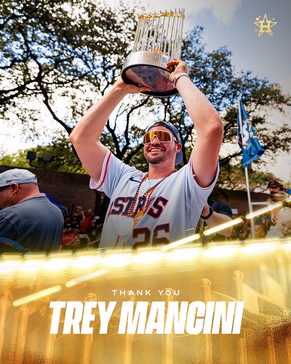 Thank you, @TreyMancini! Wishing you the best in Chicago.