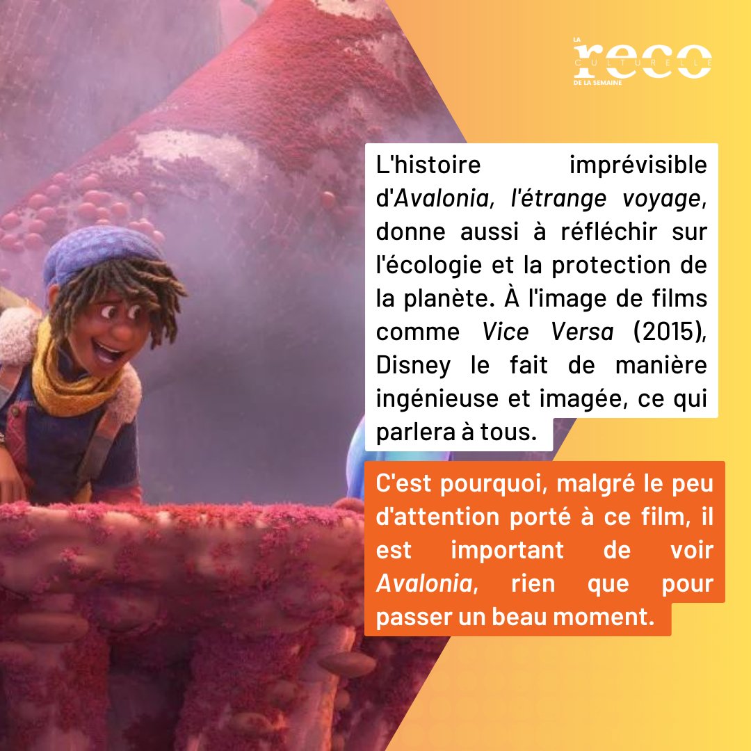 inst_ecrivains's tweet photo. 📺 Retour cette semaine sur le dernier #film d'#animation #Disney sorti fin décembre sur @DisneyPlusFR. Voici "#Avalonia, l'étrange voyage" (2022) de Don Halls et Qui Nguyen. 

Source et crédit photos : @allocine https://t.co/olLnCIOafX