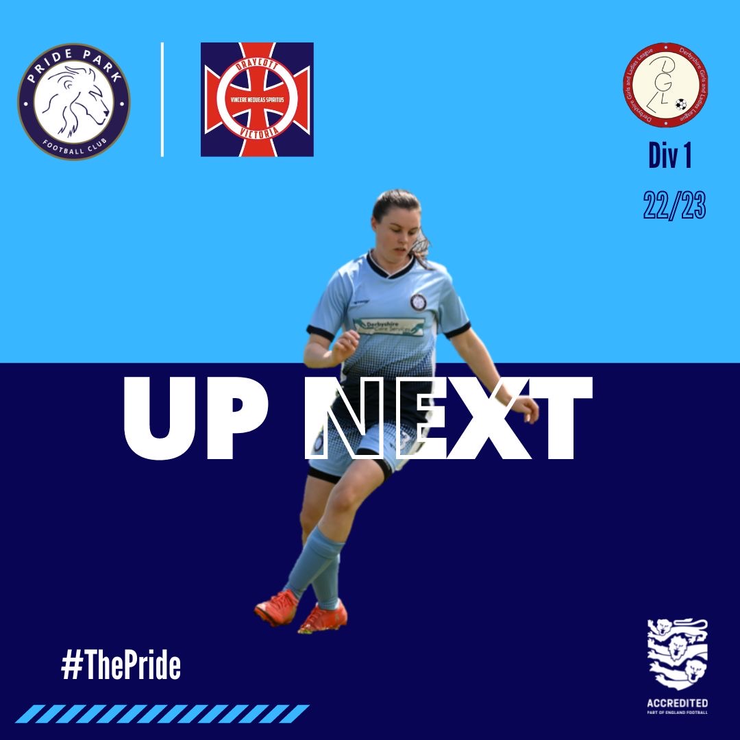 PridePark_FC's tweet photo. β½οΈ COMING UP!
π Draycott Victoria
π DGLL Div 1
π Sun 22 Jan
π KO 13.30
π Moorways Sports Village, Moor Lane, Derby DE24 9HY
π free admission
π«no dogs permitted on site
#ThePride #PRIDRA https://t.co/2Y8ZgLPlzH