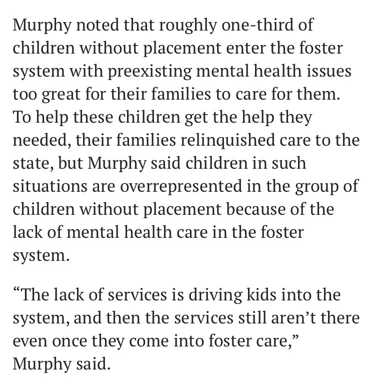 K8MurphysLaw's tweet photo. Let’s increase funding for children’s mental health services and other services that can keep kids out of foster care AND reduce the number of children without placement using the #FamilyFirstAct #TXLege full story: https://t.co/1XQX34XIxx 🧵 https://t.co/feUDPL3nYa