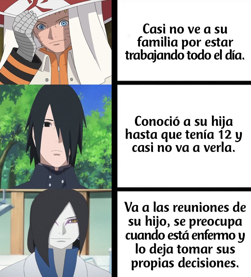 Nadie hubiera imaginado que Orochimaru sería mejor padre que Naruto y  Sasuke🤣, image size:868x957