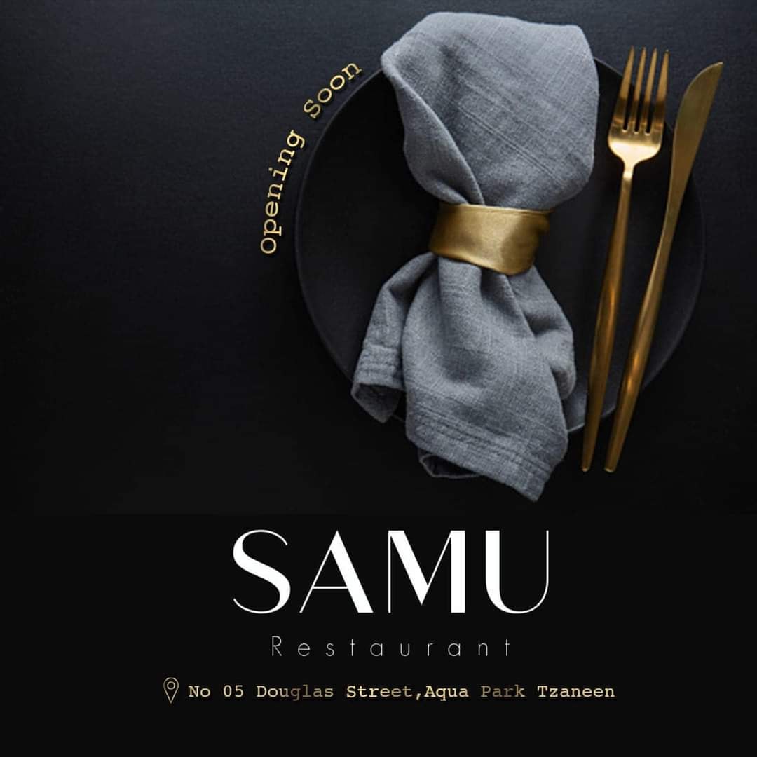 🚨 D I S C O V E R Y _ A L E R T

New Amenity opening S O O N in T Z A N E E N _ T O W N

S A M U _ R E S T A U R A N T

#go2tzaneen #tzaneenamenities #tzaneentown #WeDoTourism #golimpopo