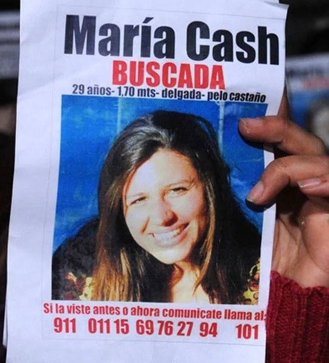 desaparecidaorg's tweet photo. María Cash desapareció hace 11 años en #Argentina.
Fue vista por última vez en la provincia de #Salta, el 8/7/2011. 
Su papá murió en la ruta buscándola, y pidió que NO dejemos nunca de compartir su imagen 😔❤️ https://t.co/lTCWJ4epuK