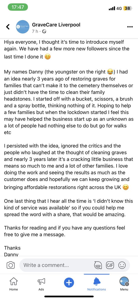 gravecarelpool's tweet photo. A little bit more info about our business #Liverpool #Grave #Headstone #Restoration https://t.co/4HJPfZ9c6R
