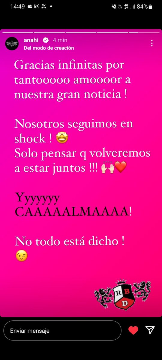 BoyOfAnahi's tweet photo. "Y calma, no todo está dicho"

RENACÍ, REVIVÍ AAAAAHHHHHHHHH VEN RBD Y LLÉVATE TODO MI DINERO!! 😭🗣🙌🏻 https://t.co/Rd4YRy1RWz