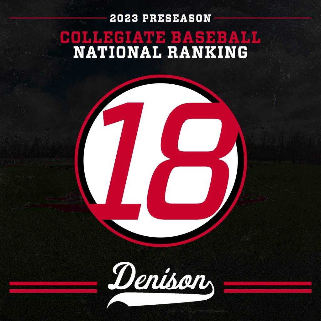 #18

We check in at #18 in both the D3Baseball.com and Collegiate Baseball Newspaper Preseason rankings!! 

#good