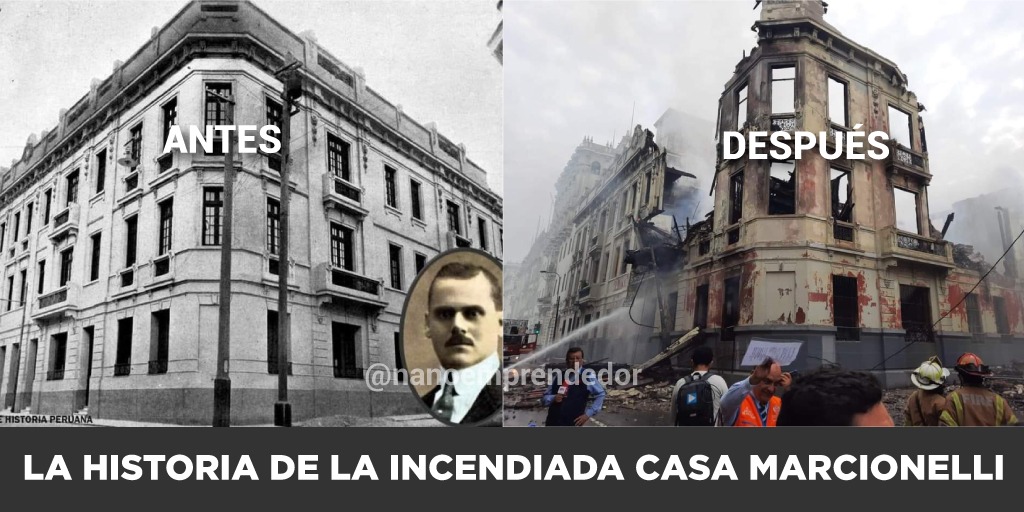 Lo que un gran empresario y filántropo construyó, siempre buscará ser destruido por aquellos que no generan y solo buscan el caos. Conoce la historia de la casa Marcionelli , la cual fue destruida en las marchas del 19/01/2023. Lee la historia aquí→ t.ly/6UGm