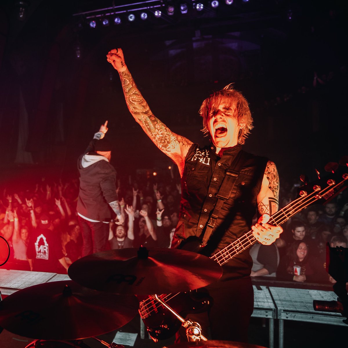 First show of the #DARKBLOOM tour! Thank you for a sold out show, Pittsburgh. 🖤