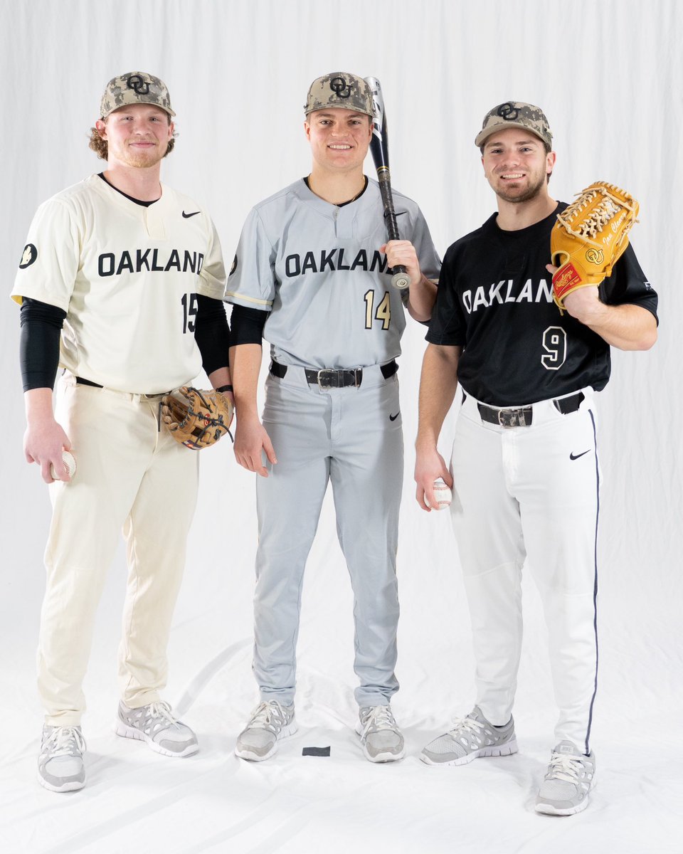 Oakland Golden Grizzlies Baseball on Twitter " ️ ️ ️ New uniforms