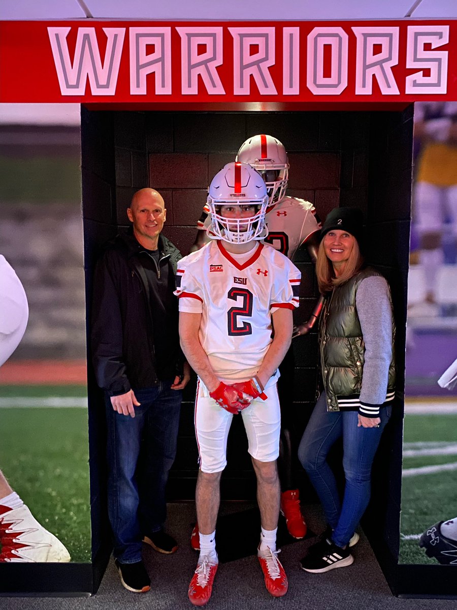 hunterhildy's tweet photo. After a great day and conversation at East Stroudsburg with coach @Jimterwilliger I’m thrilled to receive an offer and my first opportunity to play D2 football! @ESU_Football https://t.co/uy4gVRvzV2