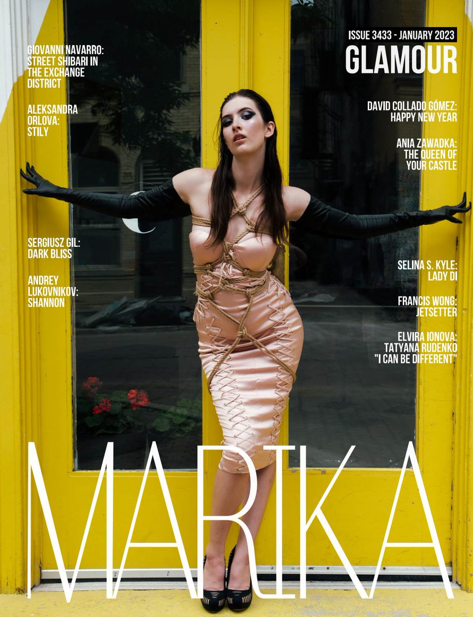 Mixing shibari and glamour in this month's issue of Marika Magazine.
Shot in the Exchange District in #Winnipeg #Shibari #thriftstore #glamour