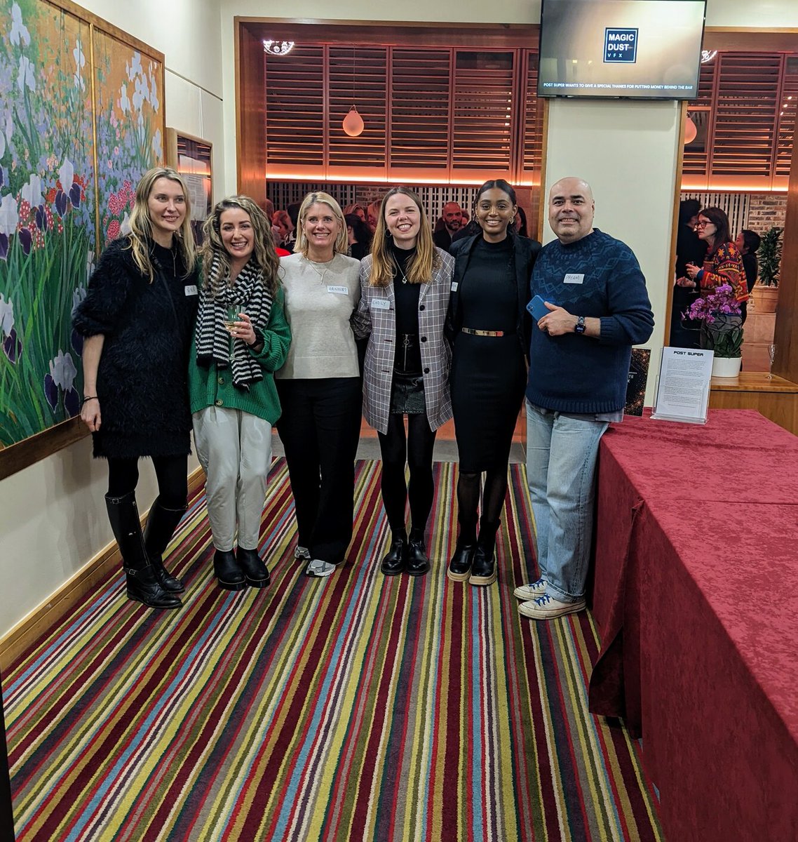 UKScreenSkills's tweet photo. Last night we held a bespoke networking event for our #HETVSkillsFund supported #LeadersofTomorrow in #postproduction - they got to meet with experts in the industry from @netflix and @amazon! Big thanks to #PostSuper for letting us be a part of your event at #11CavendishSquare https://t.co/O82Owq8a8g