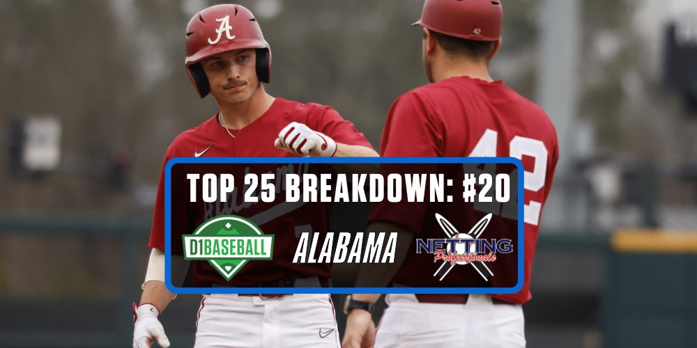 Kendall Rogers (@kendallrogers) on Twitter photo ๐TOP 25 BREAKDOWN: No. 20 Alabama๐
<a href="/AlabamaBSB/">Alabama Baseball</a> has been on the cusp of taking a big step forward the last two seasons. Is 2023 finally the year of the #Tide?
* Breakout Star
* Top Newcomer
* Projected Lineups
* X-factors
READ: d1baseball.com/season-previewโฆ ๐TOP 25 BREAKDOWN: No. 20 Alabama๐
<a href="/AlabamaBSB/">Alabama Baseball</a> has been on the cusp of taking a big step forward the last two seasons. Is 2023 finally the year of the #Tide?
* Breakout Star
* Top Newcomer
* Projected Lineups
* X-factors
READ: d1baseball.com/season-previewโฆ
