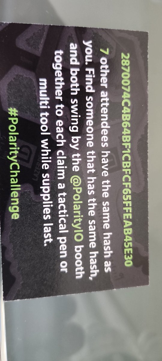 #PolarityChallenge 5e30