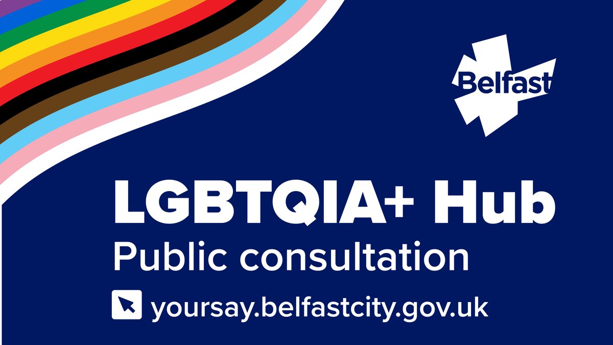 Reminder - our consultation to consider the need for a LGBTQIA+ Hub in Belfast is open until 26 Jan.

Feedback will help us establish potential demand for services &amp; facilities within a dedicated building for groups representing the LGBTQIA+ community.

ow.ly/VAnS50Mp3gm