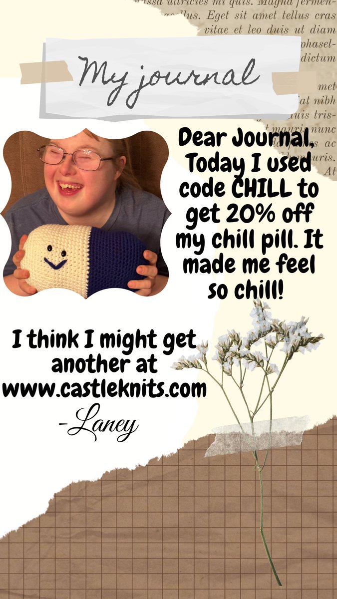 LaneysCastle520's tweet photo. Get 20% your chill pill this week! https://t.co/F05bqnaiAR 

#crochet #sale #SmallBusiness https://t.co/N8sE1qayRi
