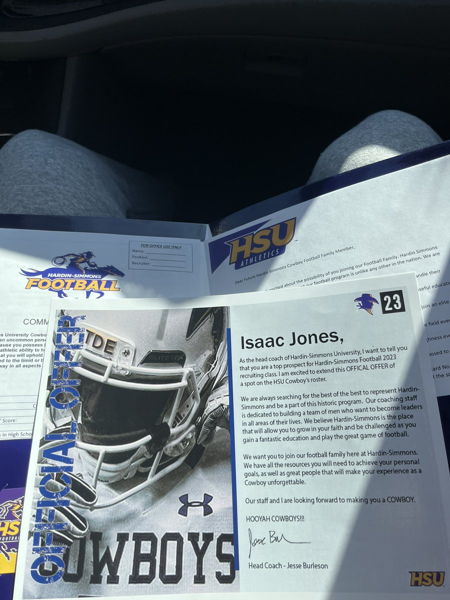 Official Visit at <a href="/HSUTX/">Hardin-Simmons University</a> !!
Had a great time getting to know the staff and players, #Cowboyup 🟣⚪️