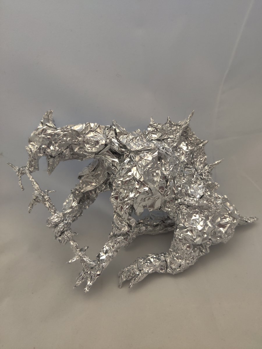 foil_guy's tweet photo. Planda from Sagan 4 Alpha - Aluminum Foil Sculpture
#foil #sculpture #art #fanart #planda #sagan4alpha https://t.co/z63wL48byD