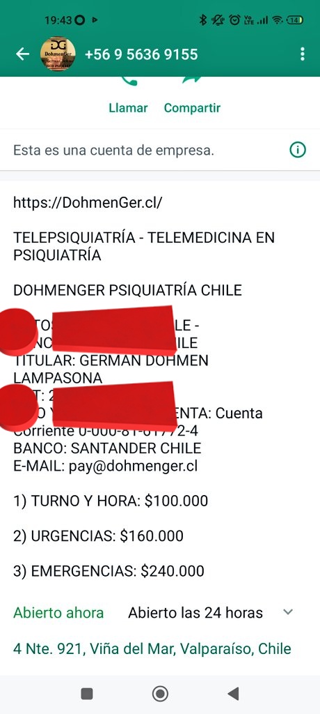 Es una locura el costo de la atención para salud mental en Chile
100 mil la atención
160 mil la atención de urgencia
240 mil emergencia vida o muerte
#SaludMental