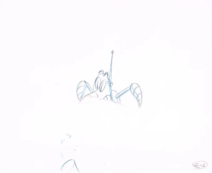 Adventures of Sonic The Hedgehog Animation Sketches of Grounder, Dr. Robotnik and Sonic from the Pilot. 