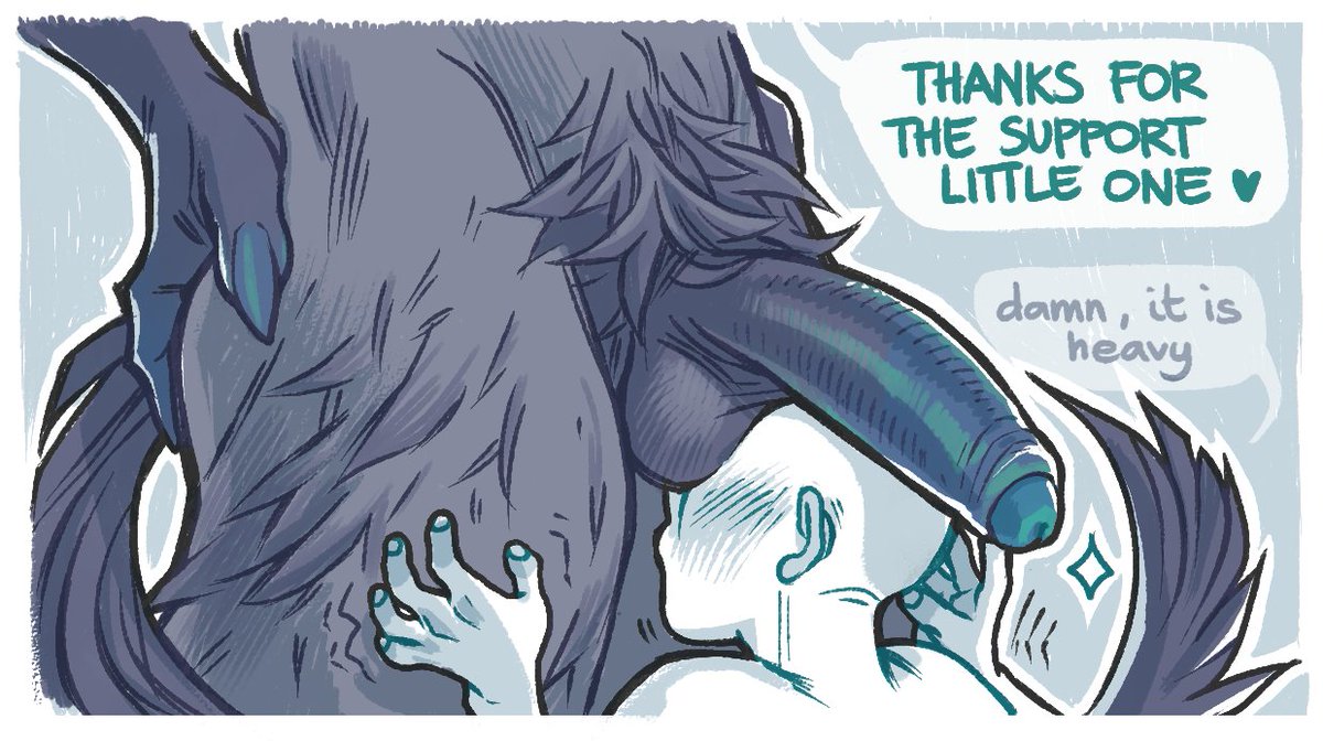 GoldenTar_art's tweet photo. I love making those lottle thank you notes for my patrons~ last month's one was a bit more spicy 👀🔥 #nsfw https://t.co/tVdP8Hc14K