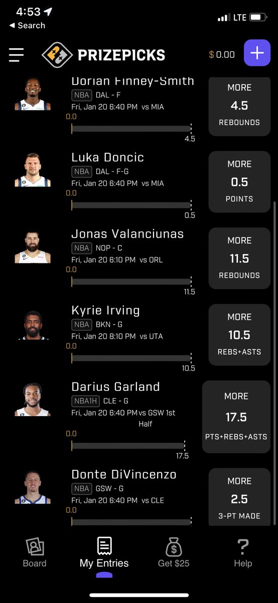 community_mikey's tweet photo. Here’s what I’m running with the luka free square

Got garland in while Mitchell was still questionable so I got it lower

Confidence 8/10 
Really like this 6 man

BOL if tailing😈
#prizepicks #nba #GamblingTwitter #SportsGambling #locks https://t.co/rD8ntBHLuS