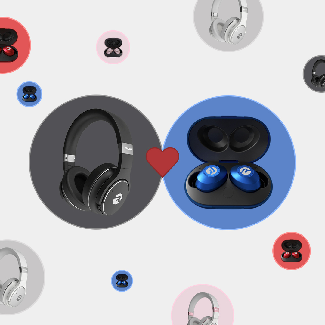 rayconglobal's tweet photo. Valentine's sale starts NOW! Buy one, get one 40% off earbuds and headphones by using code: MATCH ❤️ #ValentinesDayGifts #GiftIdeas #RayconEarbuds https://t.co/24ZvFX0q0e