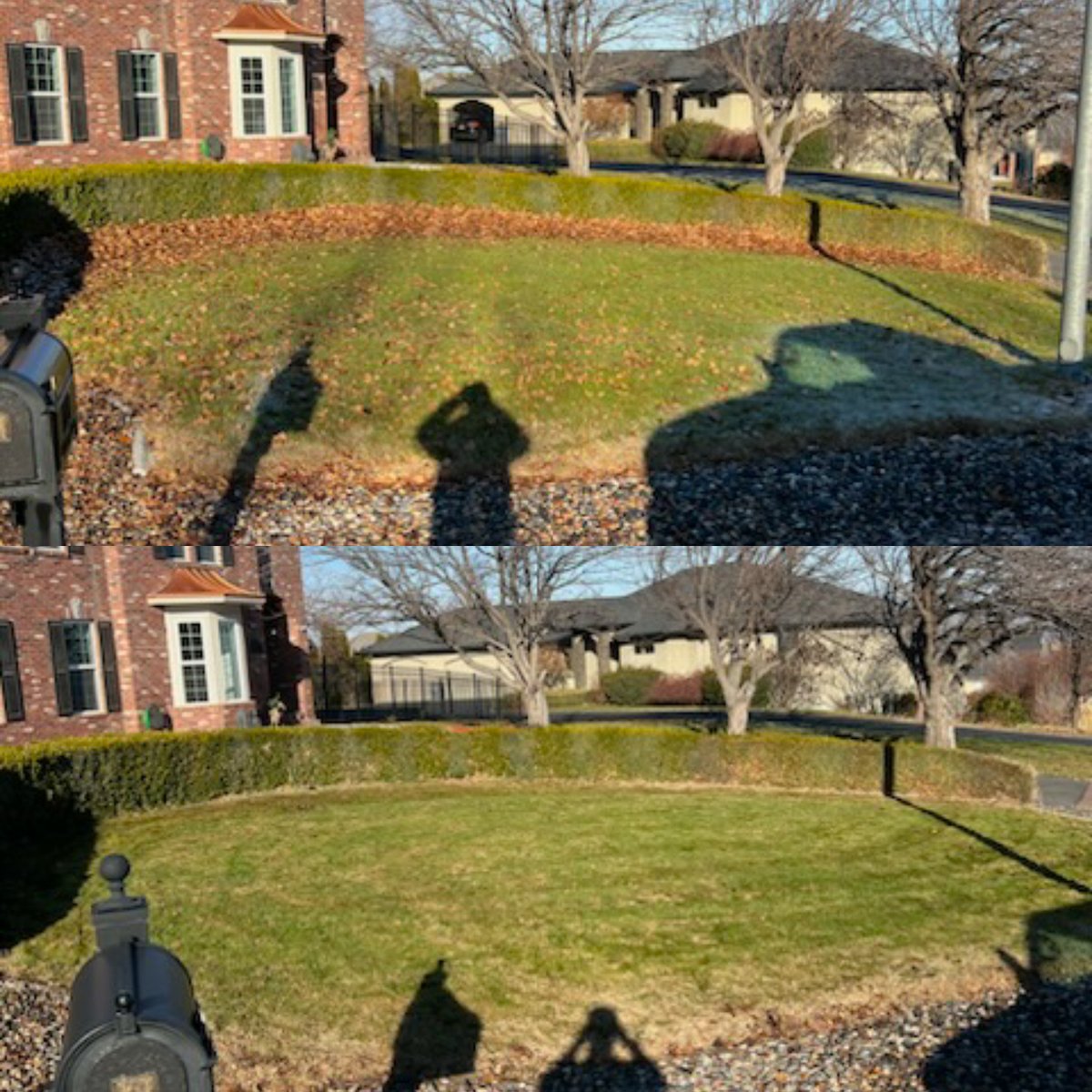 birchs_lawncare's tweet image. We have had some dry weather and the crews are out taking advantage of it. #leafcleanup #birchslawncare #kennewick #richland #pasco