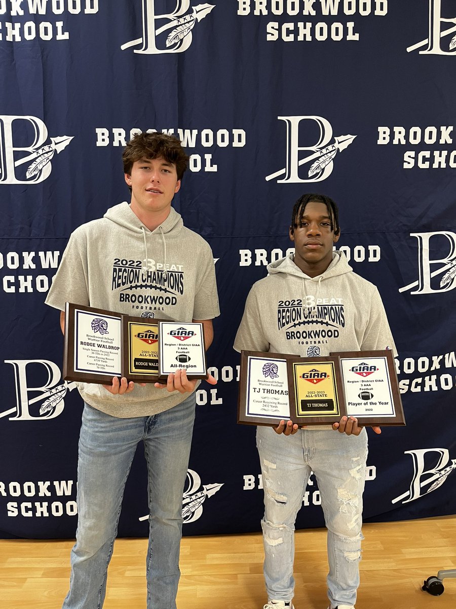 RodgeWaldrop's tweet photo. Great night celebrating a great season with my warriors🔥. #allstate #allregion #4schoolrecords #3consecutive https://t.co/S66SsvSjxx