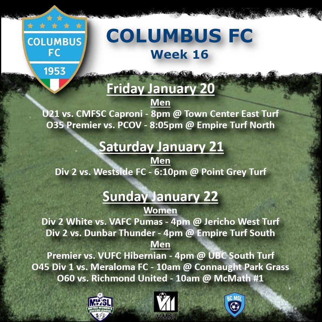 ColumbusFC_Van's tweet photo. Columbus FC Week 16 action! #ColumbusFC #ColumbusFCVancouver #VancouverSoccer #VMSL #MWSL #BCMSL #BCSoccer https://t.co/Ml2edyUoZL