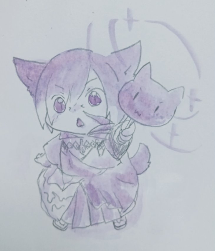 落書き水晶公
杖はごめん