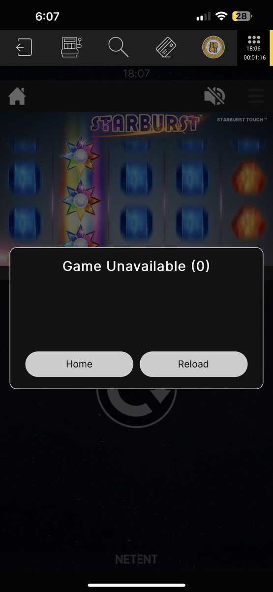 CUpdyke87's tweet photo. @BetMGM 

I received free spins, but now the game isn’t allowing me to play - what is this Tom Foolery https://t.co/mrO12mmWRt