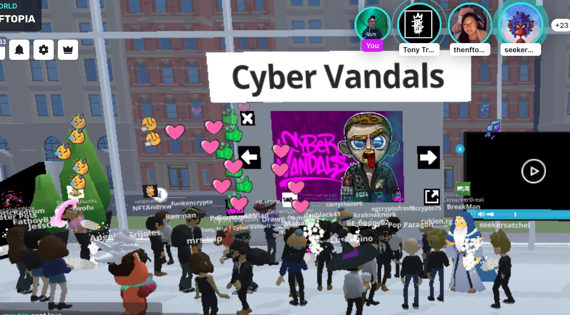 ConsumerBreak 📺🤑 watch2earn Twitch Partner (@consumerbreak) on Twitter photo 🎉Join us at the <a href="/Cyber_Vandals/">Cyber Vandals Official</a> booth at <a href="/thenftopia/">NFTOPIA Metaverse Convention🌐Aug 16-17</a> and enter a <a href="/bountyblok/">bountyblok</a> with prizes! This event is live streaming at Twitch.tv/ConsumerBreak. 😁
bit.ly/nftopia1 #nftopia #WAXfam #WAXNFT #WAXcommunity #metaverse 🎉Join us at the <a href="/Cyber_Vandals/">Cyber Vandals Official</a> booth at <a href="/thenftopia/">NFTOPIA Metaverse Convention🌐Aug 16-17</a> and enter a <a href="/bountyblok/">bountyblok</a> with prizes! This event is live streaming at Twitch.tv/ConsumerBreak. 😁
bit.ly/nftopia1 #nftopia #WAXfam #WAXNFT #WAXcommunity #metaverse
