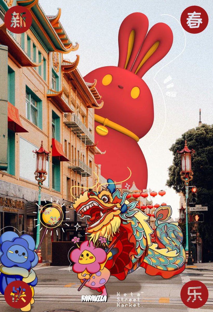 StarHeirTech's tweet photo. Happy the year of Rabbit! 🐇🧧🧨🎆🥟

#metaverse #ai #web3 #starheir #nft #lunarnewyear #yearofrabbit #raravila #metastreetmarket #lilipoki https://t.co/lz1xz3M3hB