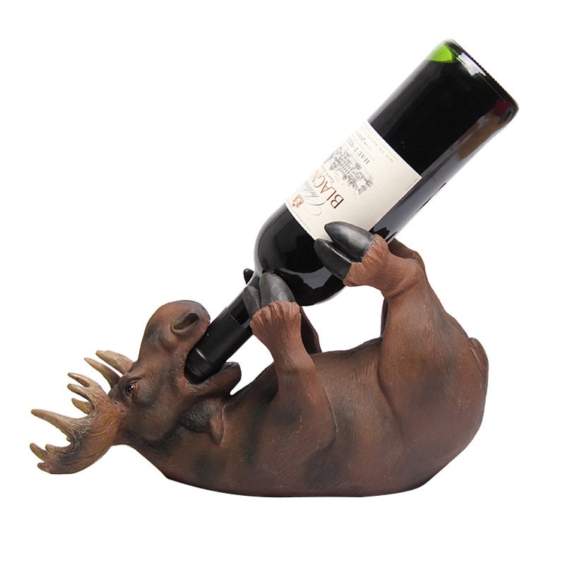 Excited to share the latest addition to my #etsy shop: Moose Wine rack/Holder etsy.me/3kmatIU #etsywinerack #moosewinerack #animalwinerack #homedecor #winegift #winebottleholder #homeandliving #kitchenanddining #drinkandbarware