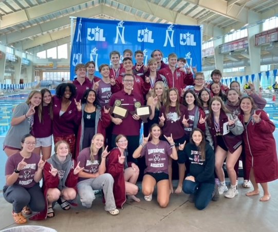Congratulations Davenport High School Girls and Boys Swim Teams! Both teams are now 4A Region IV District 14 Champions! #BTP <a href="/DavenportWolves/">DHS Wolves Athletics</a> <a href="/BuildThePack/">BuildThePack</a>