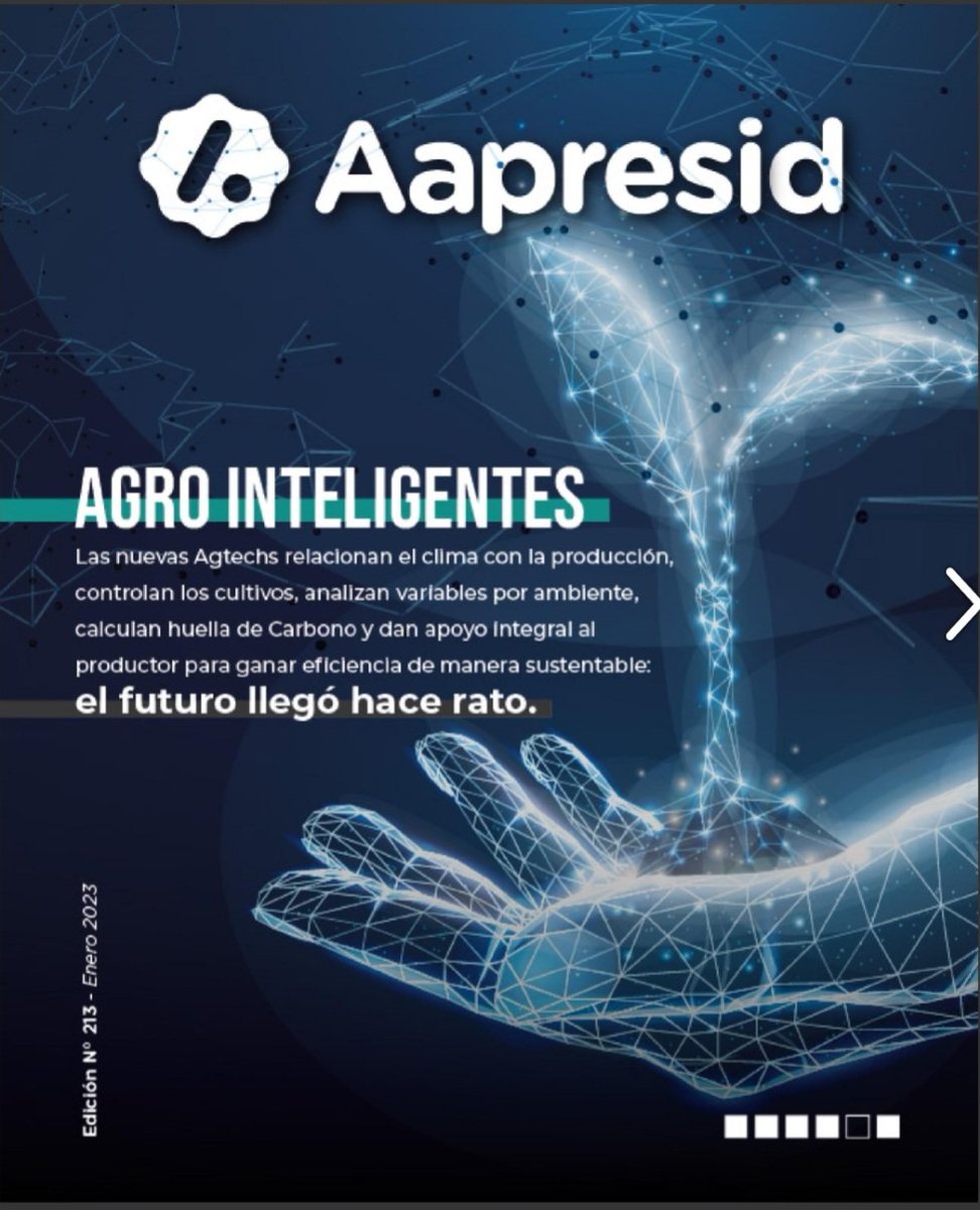 Caburearg's tweet photo. Especial Agtech en la última publicación de Aapresid! Orgullosos, contentos y agradecidos por participar. Gracias @aapresid !!
Link https://t.co/4ZghPXxyjD https://t.co/y3TYbYtolJ