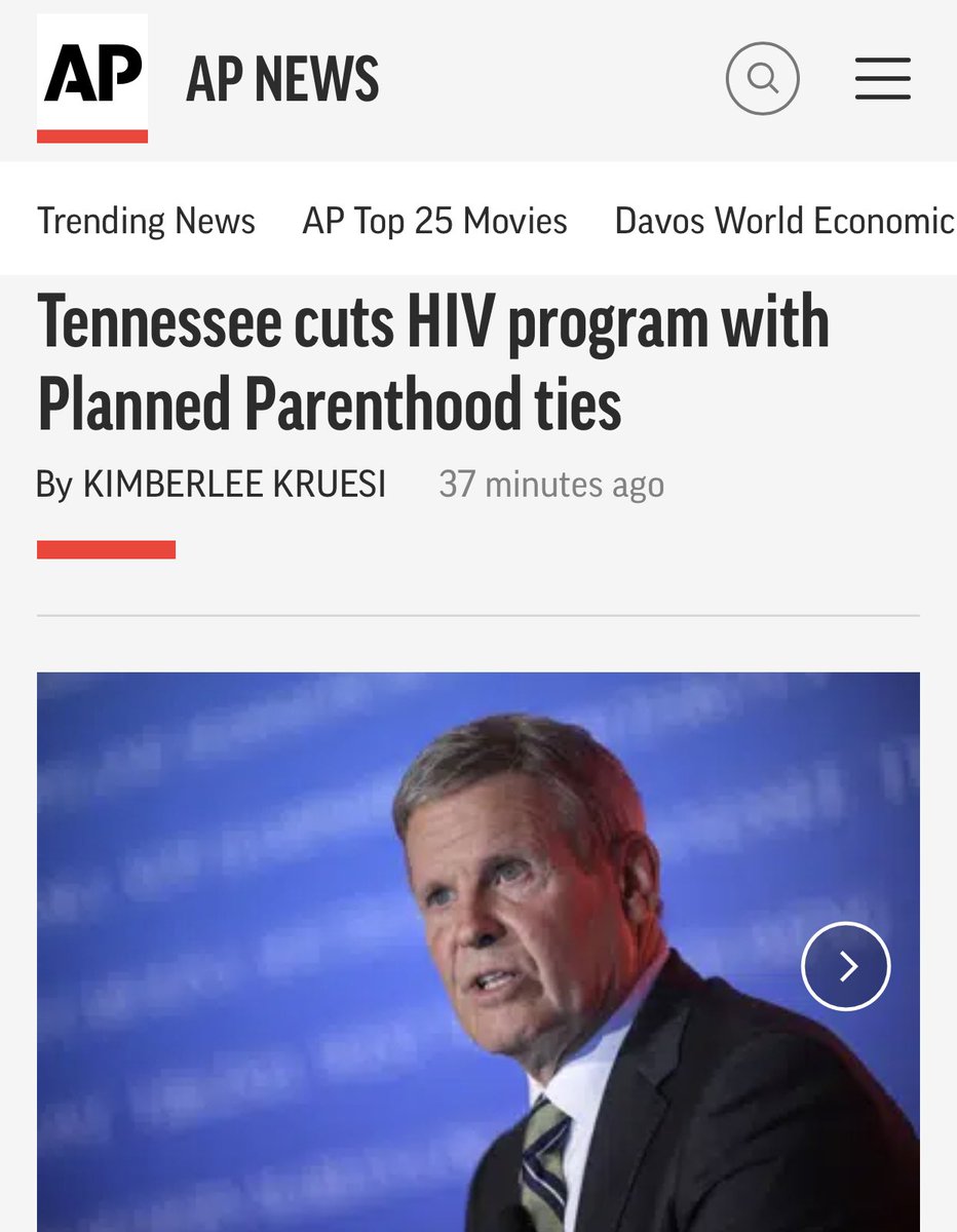 TheTNHoller's tweet image. Yet another example of @GovBillLee &amp;amp; the @TNGOP being so “pro-life” they intentionally let people die. 🤔 
apnews.com/article/aborti…
