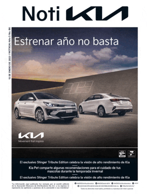 AMDKDealersKIA's tweet image. Conoce las novedades y lanzamientos de la marca en nuestro Notikia #86

Kia Awards 2023 #KMX 

#ResponsabilidadSocial #IndustriaAutomotriz #Tecnologia 

harmonyrealestateintl.com/REVISTA-KIA/re…