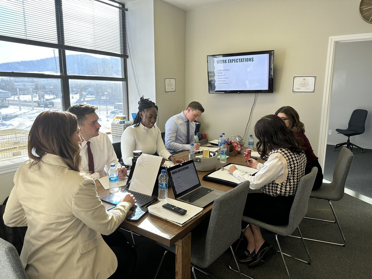 theferratoco's tweet photo. We are excited to welcome our 2023 legislative interns! At our orientation, this impressive group of students learned all about the Nevada legislative process. We are thrilled to have them on our team! https://t.co/GDDhBjujAB
