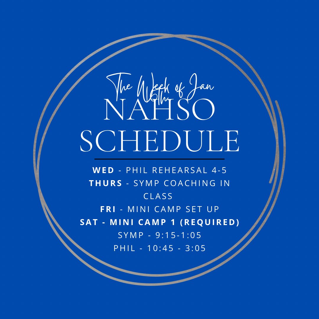 NAHS Orchestra (@nahsorchestra) on Twitter photo It’s been a busy week for NAHSO! 2 NAHSO quartet gigs, Artist Collab Sectionals and Mini Camp this Saturday! #artsaps @sara_womack <a href="/DrLisaHerring/">Dr. Lisa N. Herring</a> It’s been a busy week for NAHSO! 2 NAHSO quartet gigs, Artist Collab Sectionals and Mini Camp this Saturday! #artsaps @sara_womack <a href="/DrLisaHerring/">Dr. Lisa N. Herring</a>
