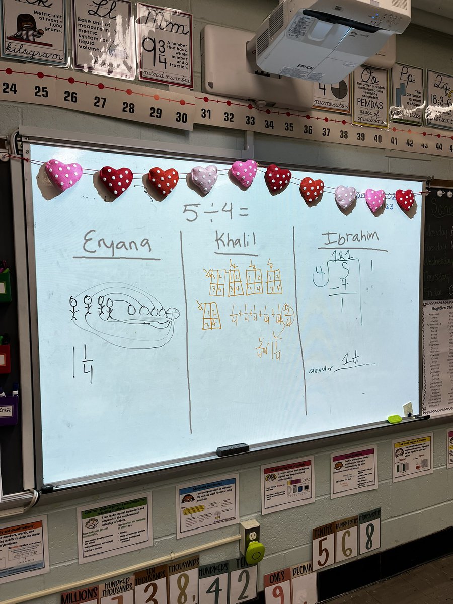 Solving fraction number stories with different strategies! #fractionfun #representation <a href="/25Lafayette/">Lafayette Estates School #25</a>