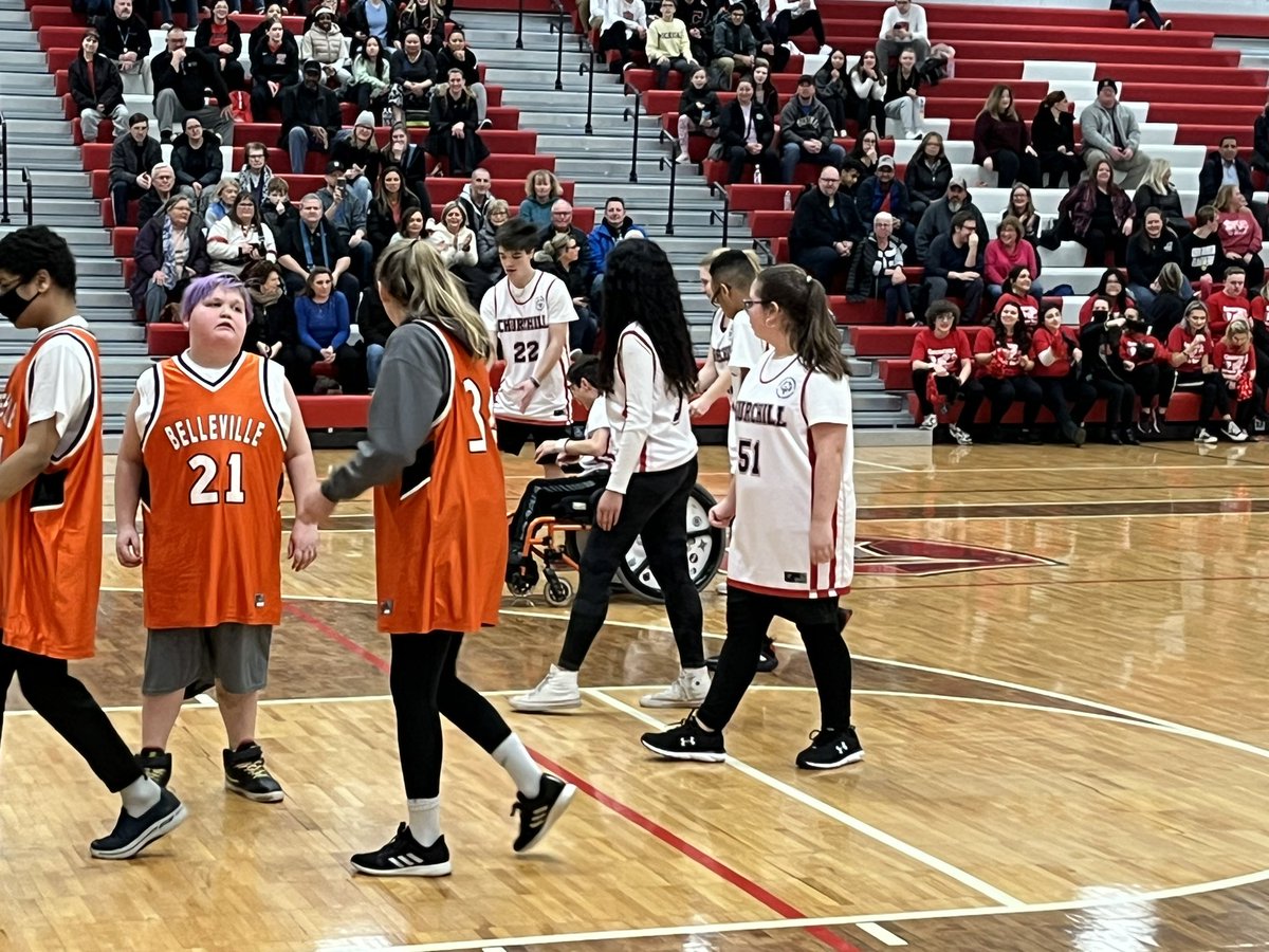 ChurchillUnify's tweet photo. Just a few shots from tonight’s win vs. Belleville Unified. Great game from both teams! Thanks to all of the fans for support! #LivoniaPride #CarryTheShield @LivoniaDistrict @CHS_Chargers @Churchillgames https://t.co/hJqiMeRH8C
