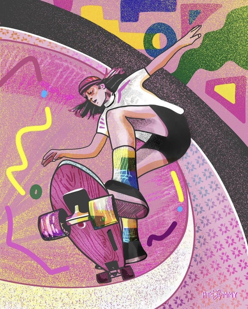 WeTransfer's tweet photo. Later skater 💨

🎨: atommy_art on Instagram, using Paper®, our digital drawing tool. Share your creations using #MadeWithPaper

#digitaldrawing #digitalillustration https://t.co/fwXVU8zgVt