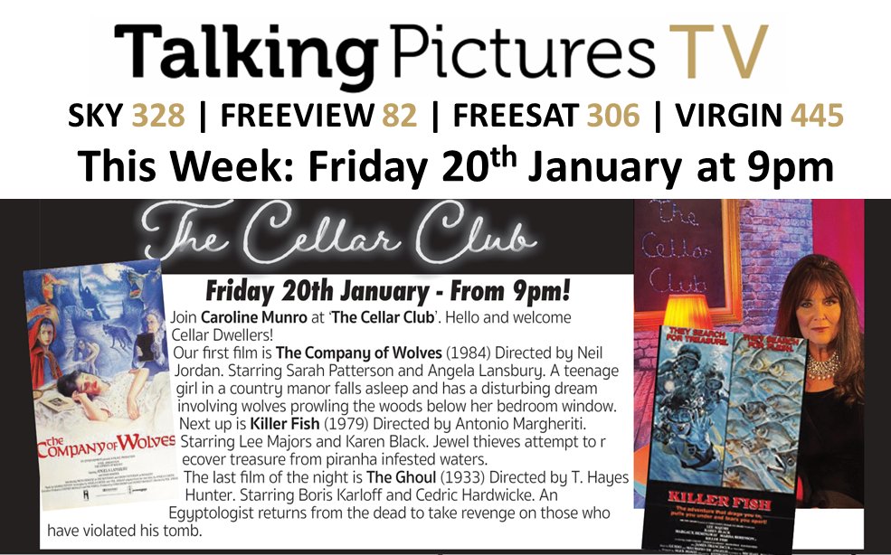 Talking Pictures TV on Twitter "Tonight in THE CELLAR CLUB with 