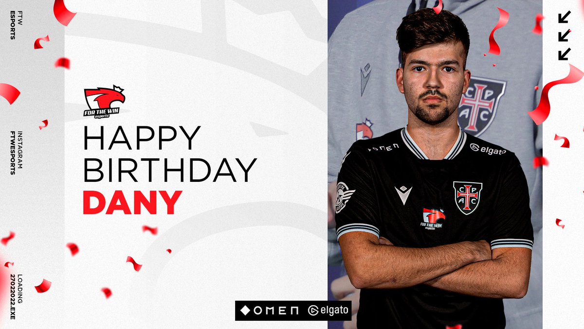 O <a href="/DAniELAlexCoelh/">Daniel Coelho</a> celebra o seu primeiro aniversário com as cores da FTW!🥳

Desejamos-te as maiores felicidades e um ano cheio de conquistas! 💥

#ftwesports #ftwarmy #ftwaniversario #OMENFTW #elgatoFTW