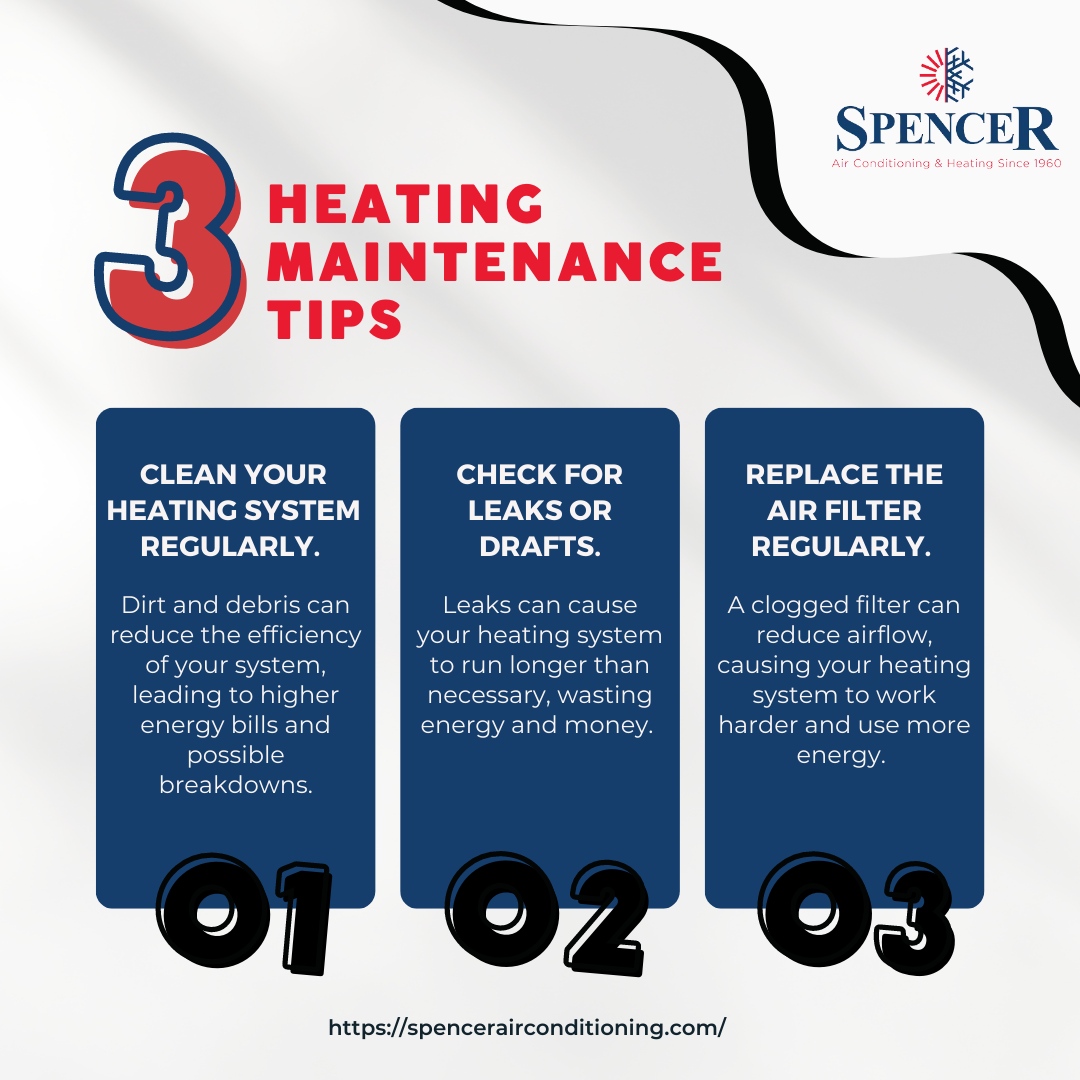 Are you looking for ways to keep your heating system running smoothly? Here are 3 maintenance tips to help you out!