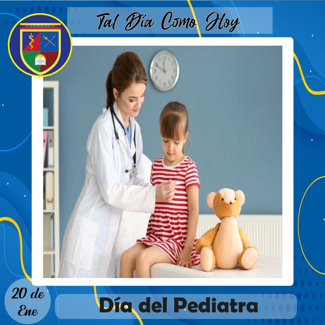 ammed_umbv_ve's tweet photo. #20Ene || #TalDiaComoHoy📆 
El pediatra es un médico especialista cuyos estudios se centran en los niños,  especialidad que abarca 5 períodos.
¡Felicidades en su día! 🥳 https://t.co/hu43Y6Jod0